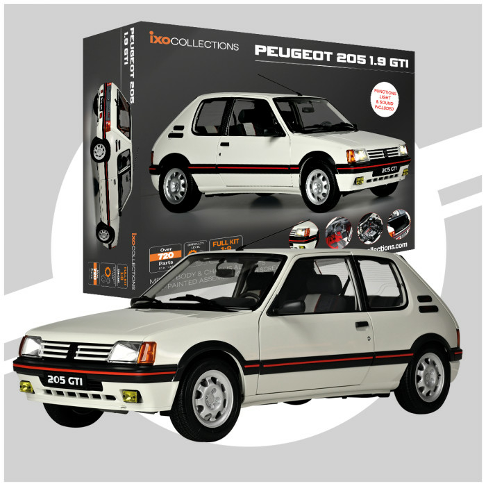 Model Kit Diamant Peugeot 205 GTI 1.9 White - 1:8